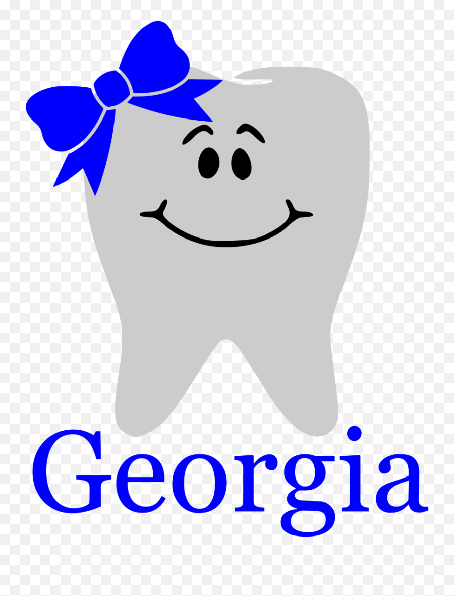 Tooth Fairy Pouch - Georgia Tourism Emoji,Blue Bow Emoticon