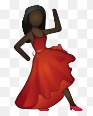 Flamenco Dancer Emoji - Emoji Dancing Woman In Blue,Spanish Dancer Emoticon