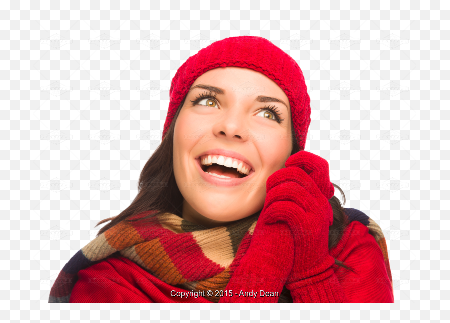 Andy Dean Mixed Race Woman Wearing Hat - Toque Emoji,Racial Facial Emotion Pciture