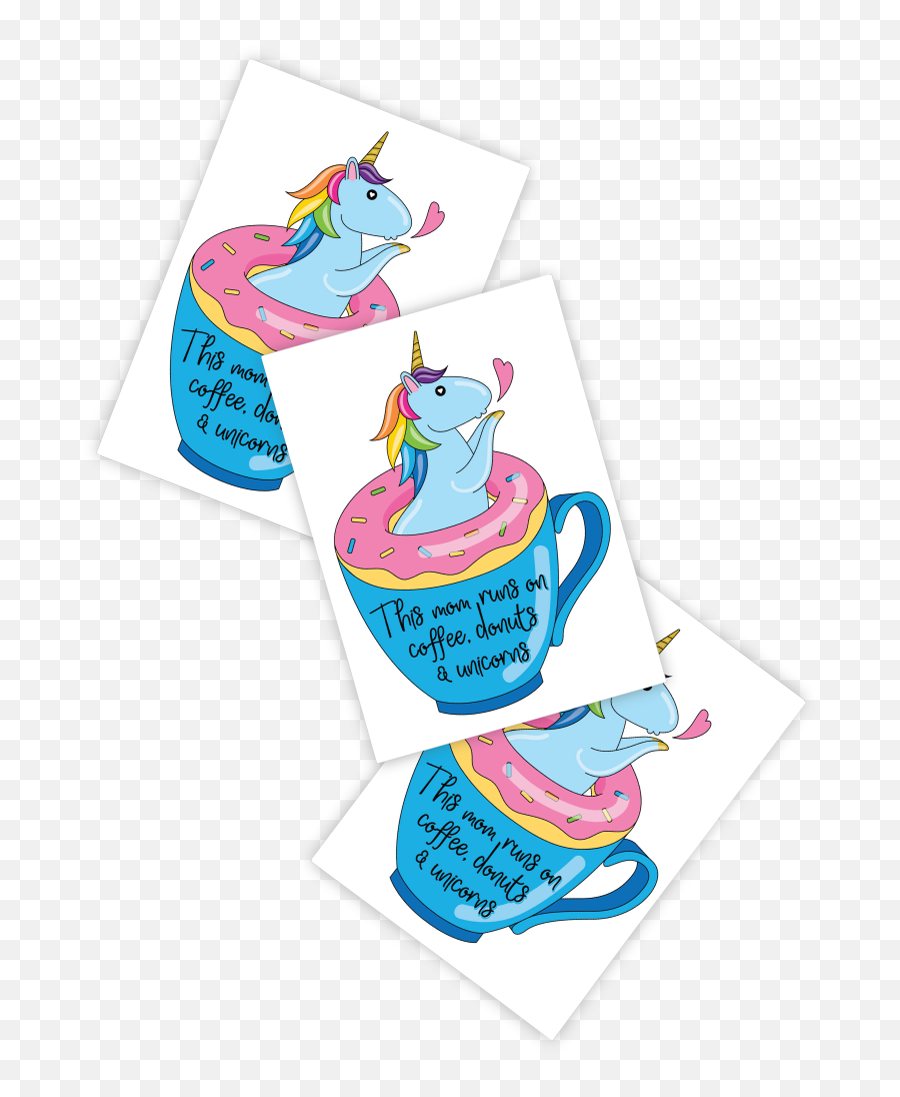 Coffee Mom - Fictional Character Emoji,Unicorns Emojis