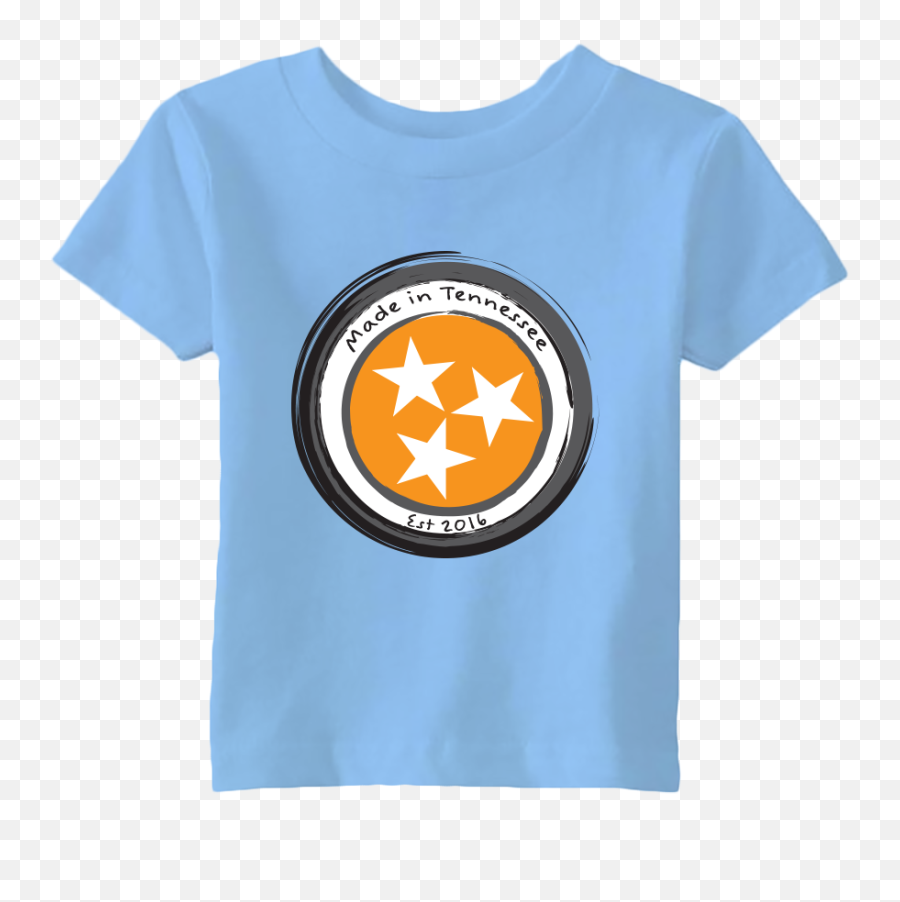 Made In Tennessee 2016 Orange Infant Short Sleeve T - Shirt Emoji,Infant Emoticon