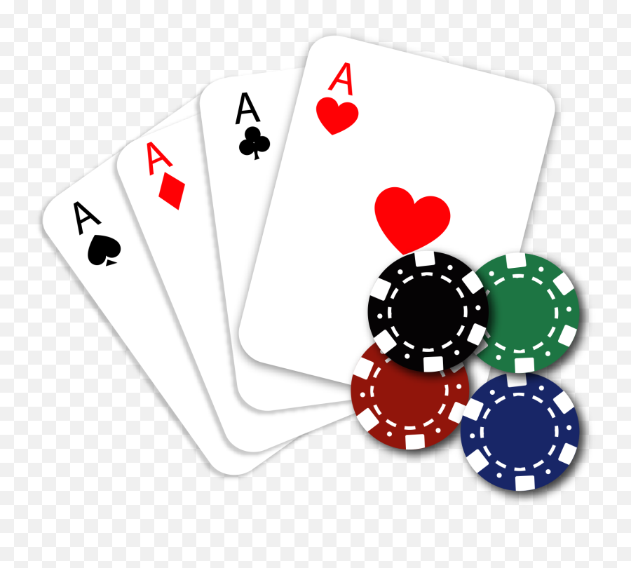 Four Aces Poker Cards Clip Art Vector - Poker Cards Vector Png Emoji,Emoji Playing Cards