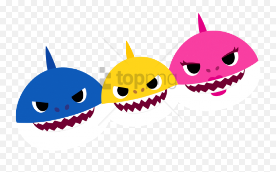 Baby Shark Shark Shark Theme Birthday - Png Transparent Background Baby Shark Emoji,Typable Shark Emoticon