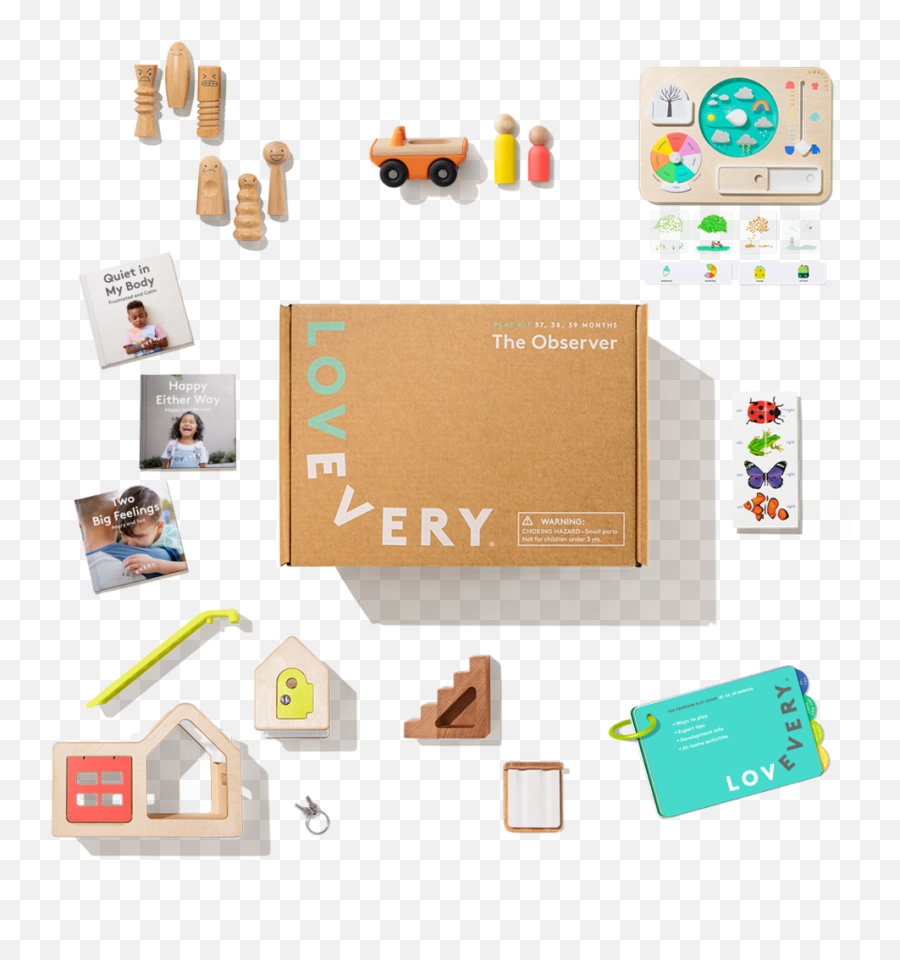 The Observer Play Kit - Lovevery New 3 Year Old Kits Emoji,Toys With Emotions