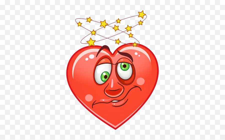 Big Boy Heart Ykinanah Sticker Pack - Stickers Cloud Dizzy Heart Emoji,Broken Heart Emoji Code For Instagram
