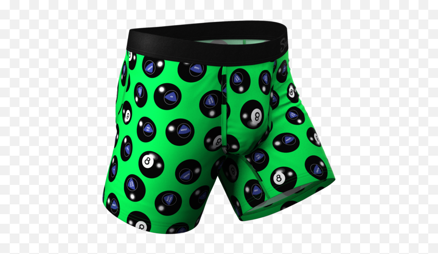 The Shake And Wait Magic 8 Ball Hammock Pouch Underwear - Gym Shorts Emoji,Pervy Face Emoji
