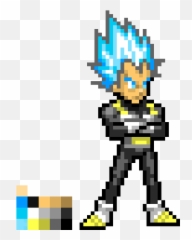 Pixel Art Gallery Emoji,Super Saiyan Vegeta Emoticons