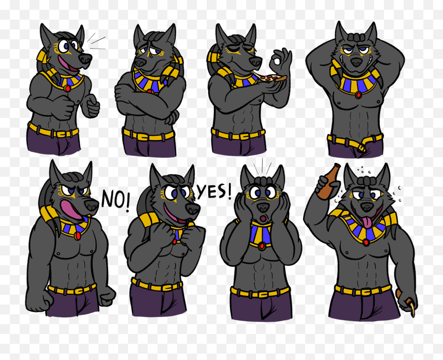 Sticker Pack Commission For Phoenixvirus By Aylorsot - Fur Emoji,Emoticon Stickers Telegram Wolf