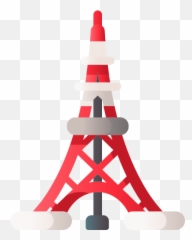 Tokyo Tower Emoji,City Line Emoticon