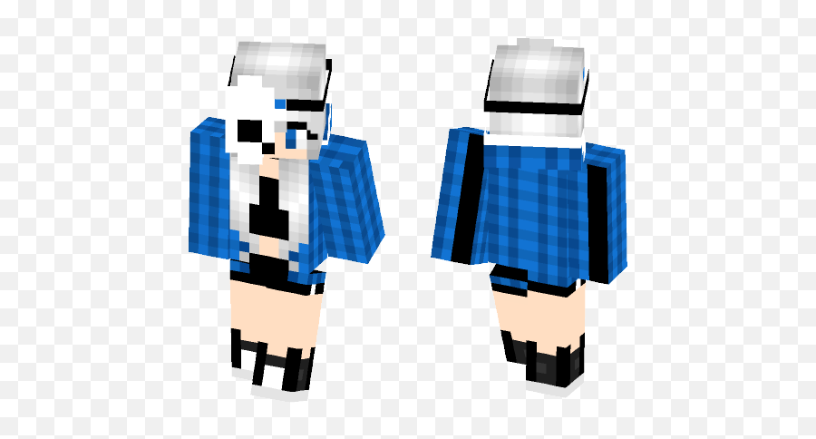 Download Skeleton Mask Sans Girl Minecraft Skin For Free Emoji,Minecraft Skin Masked Emotions