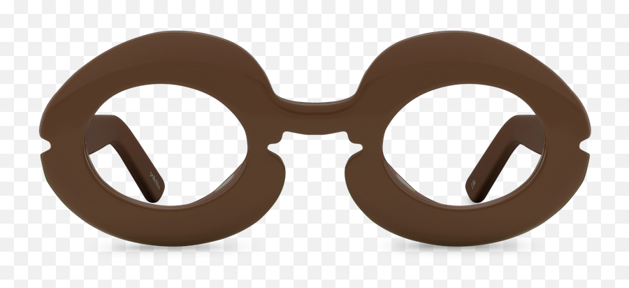 Venus View Transparent Oval Glasses Emoji,One Eyeglass Emoji