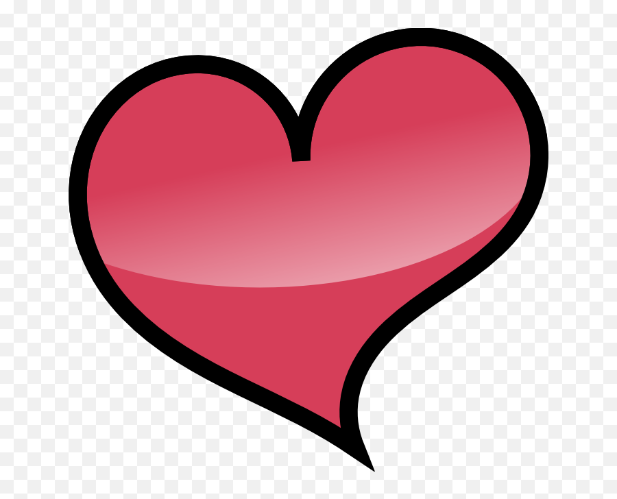 Heart Opengameartorg Emoji,Heart Outline Emoji