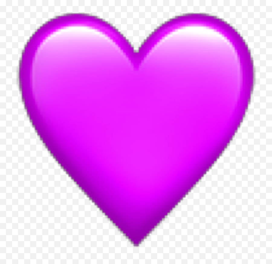 Pink Purple Heart Iphone Emoji Sticker By Norak - Girly,Emoji Stickers For Iphone