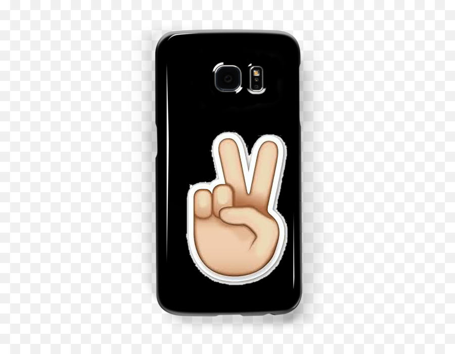 Peace Sign Emoji Samsung Galaxy Cases - Mobile Phone,Plus Sign Emoji