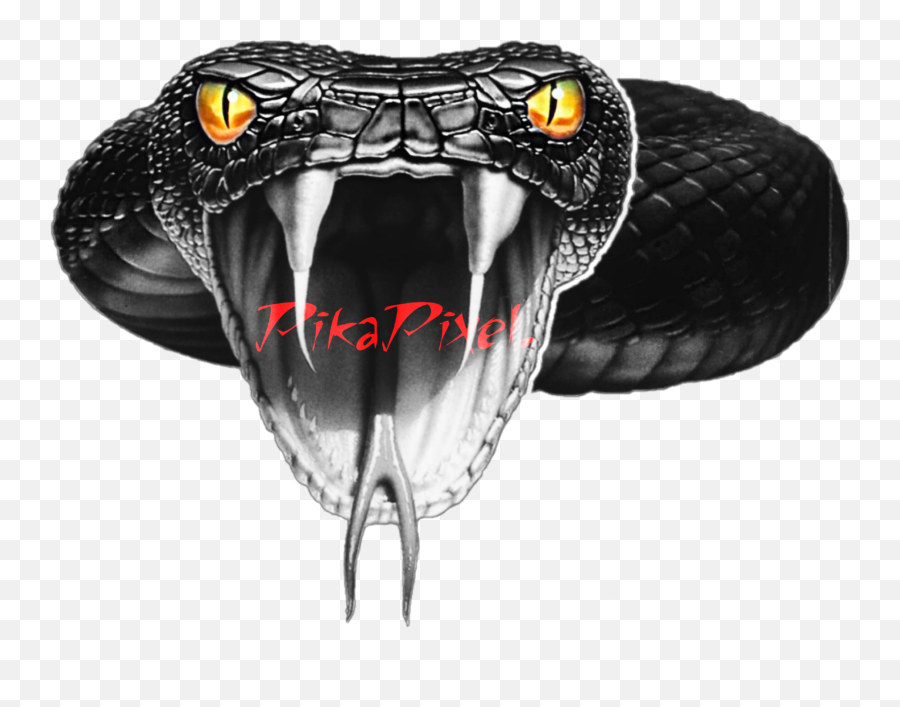 Snake Pikapixel Sticker - Black Mamba Snake Tongue Emoji,Black Mamba Emoji