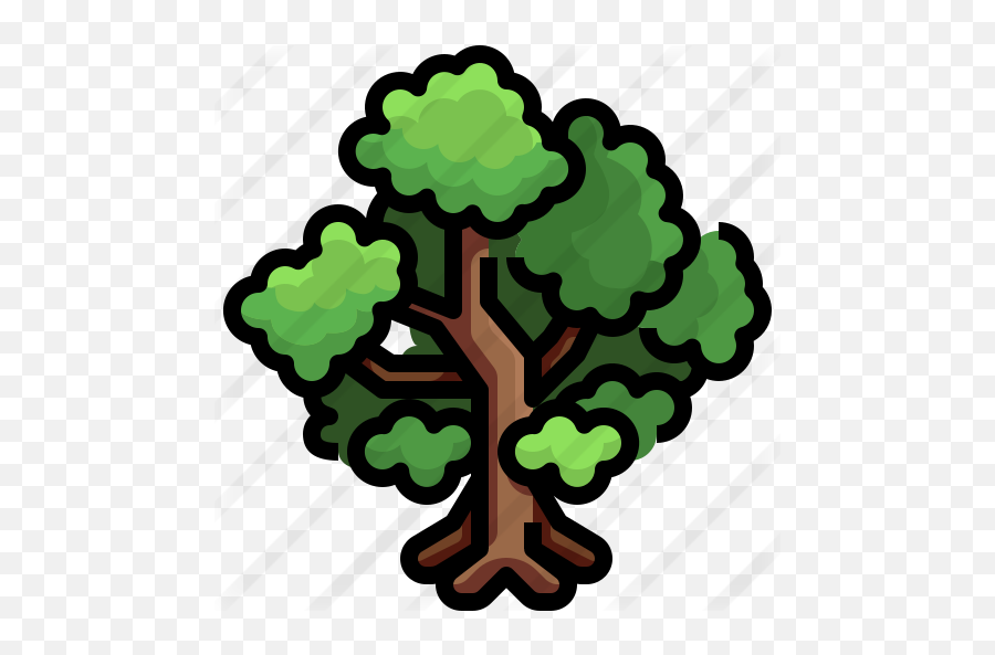 Tree - Free Nature Icons Oak Emoji,Emoji Coconut Tree And Book