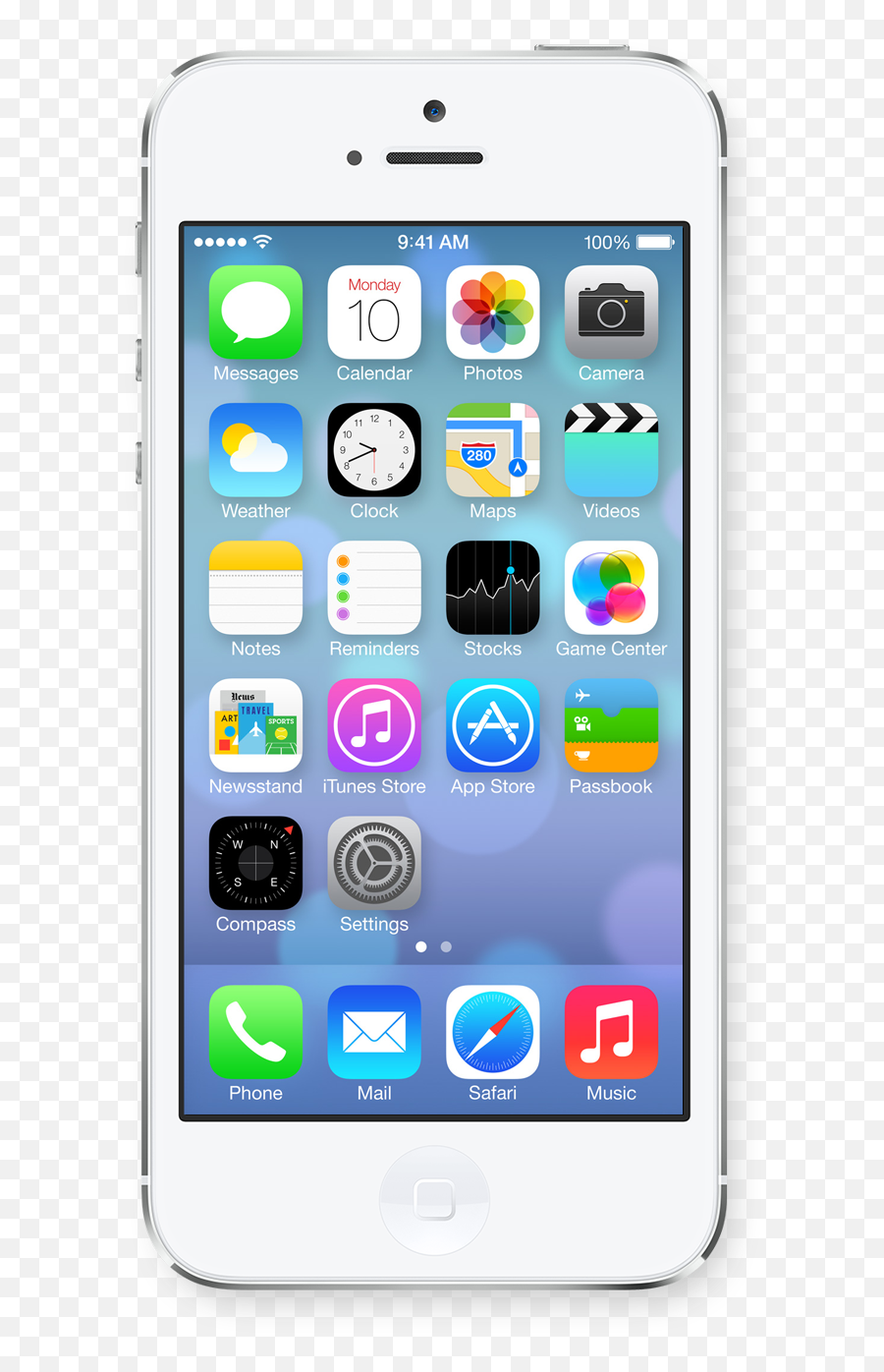 Iphone Png Picture Transparent Png - Ios 7 Emoji,Iphone 5s Emoticons