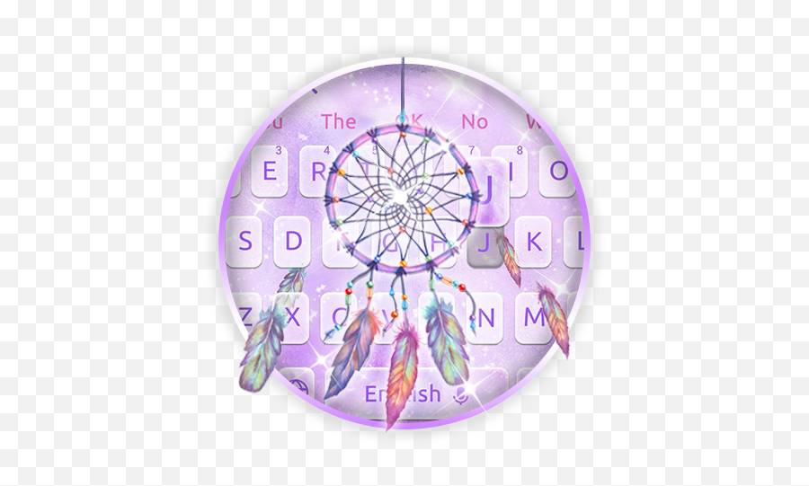 Purple Dreamcatcher Keyboard U2013 Apps No Google Play - Trippy Emoji,Flying Disc Emoji