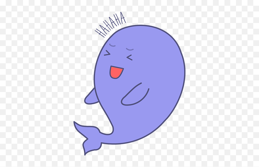 Whale - Cute Stickers By Yuri Andryushin Happy Emoji,Whale Emojis Iphone