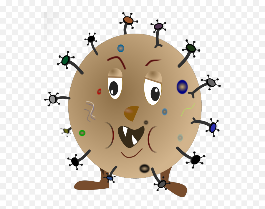 J Alves Germ C Png Svg Clip Art For Web - Download Clip Art Virus De La Gripe Para Niños Emoji,Nikki Bella Emoji