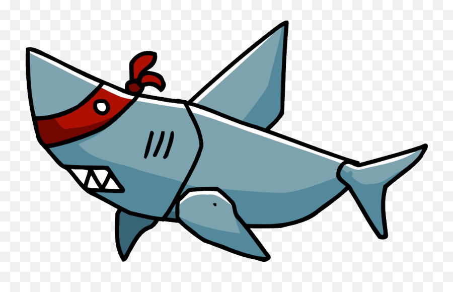 Scribblenauts Unlimited All Sharks - Cartoon Basking Shark Emoji,Scylla Emoji