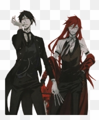 Grell Grellsutcliff Sebastian Sticker - Grell Sutcliff Emoji,Grell Sutcliff Emojis