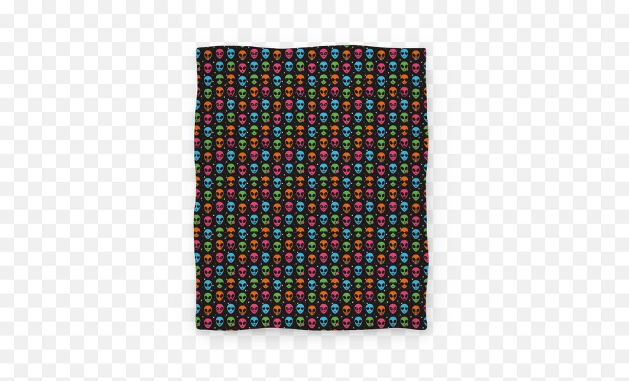 Alien Emoji Pattern Blankets - Rug,Emoji Blankets
