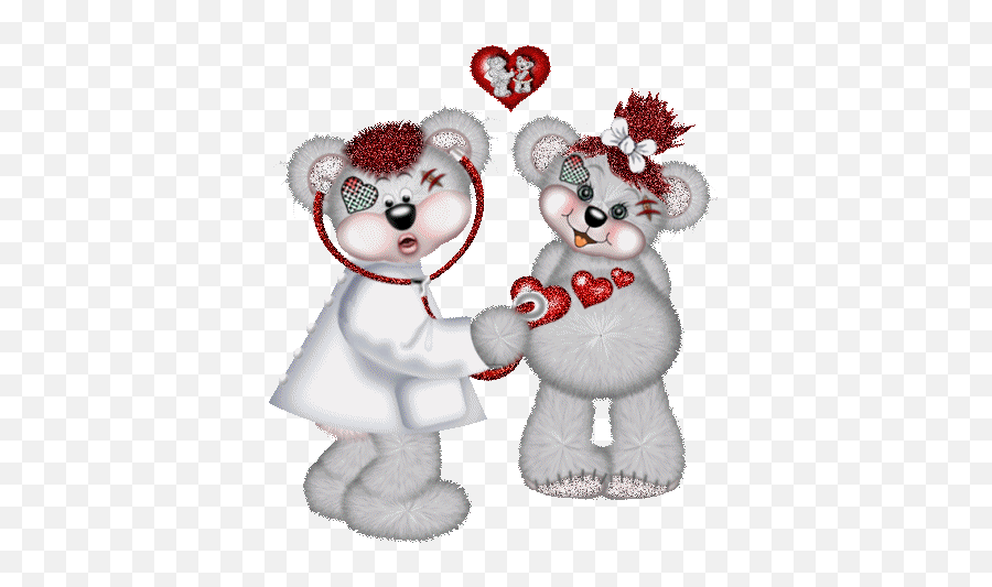 Kazcreations Deco Valentine Heart Love Creddy Teddy Bear - Love Get Better Soon Gifs Emoji,Animated Pom Pom Emoticon Bears
