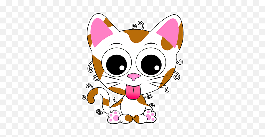 Timmy Kitten By Luis Maldonado - Dot Emoji,Kitten Emoticons