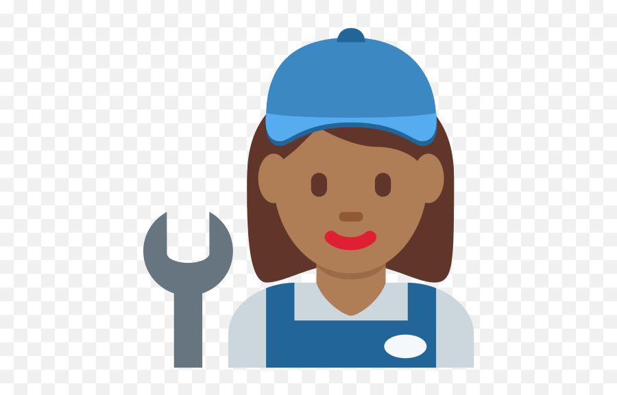 Woman Mechanic Emoji With Medium - Human Skin Color,Emoji Girl Magnifying Glass Earth