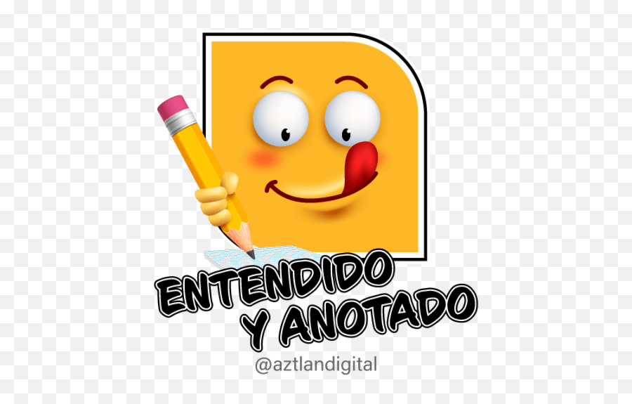 Aztlan Digital - Sticker Entendido Y Anotado Emoji,Pingu Emoticons