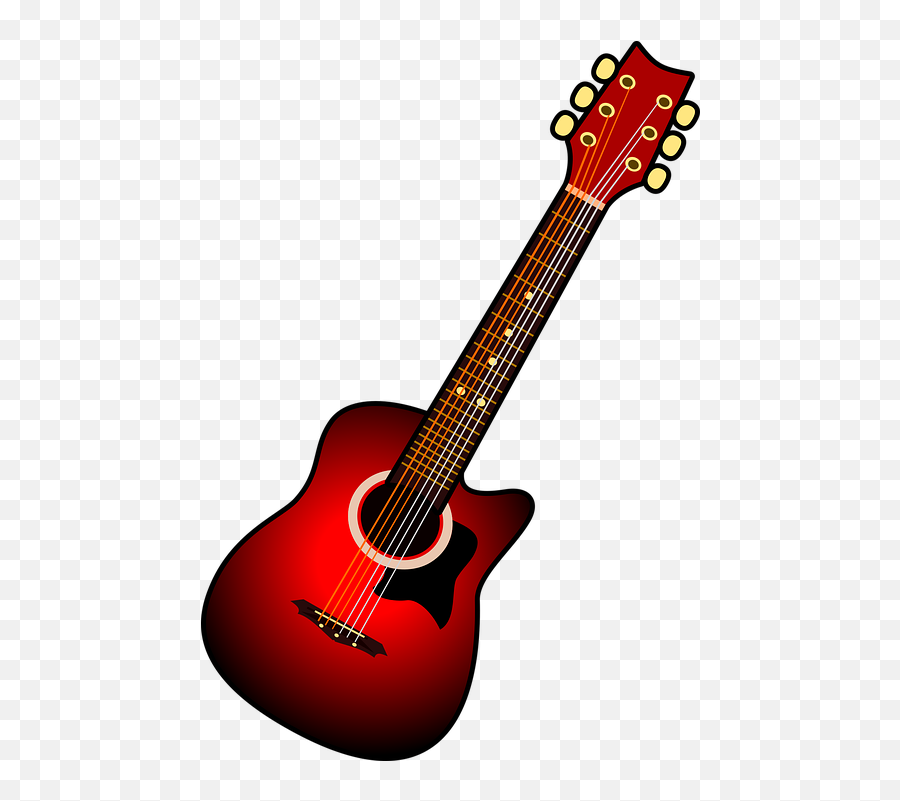 Free Photo Instrument Guitar Red String - Solid Emoji,Instruments And Emotions