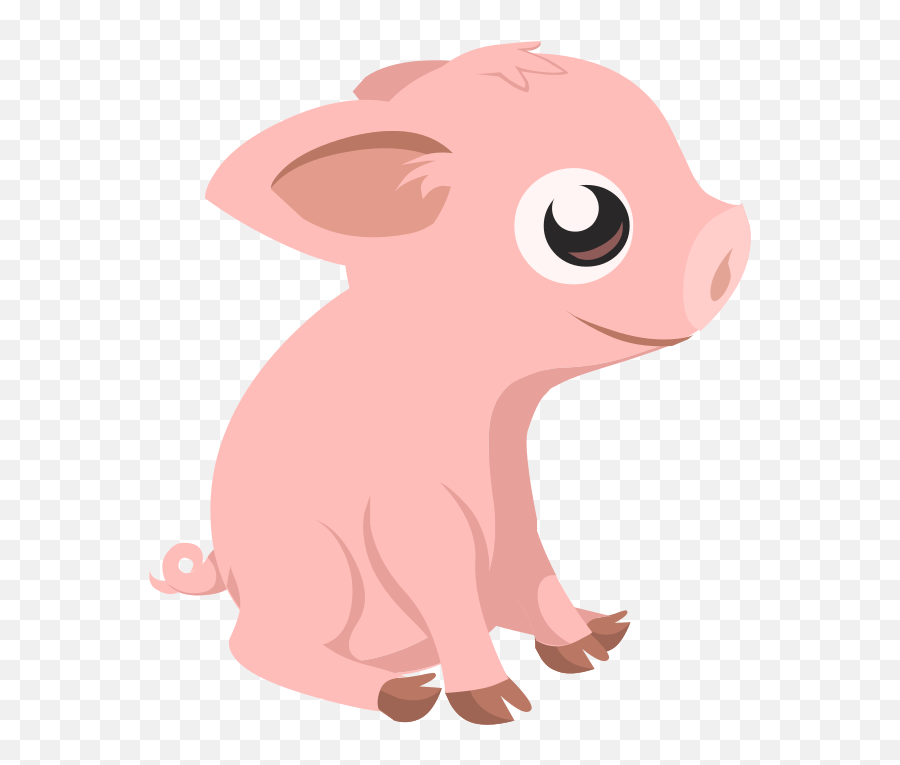 Pig Clip Art - Clipartix Piglet Cartoon Png Emoji,Flying Pig Emoji