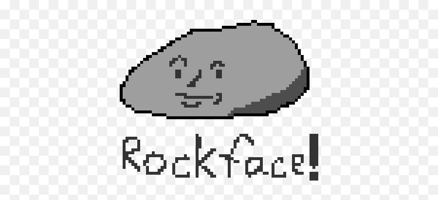 Rampagingnoobu0027s Gallery - Pixilart Dot Emoji,Emoticon Face Painted Rock