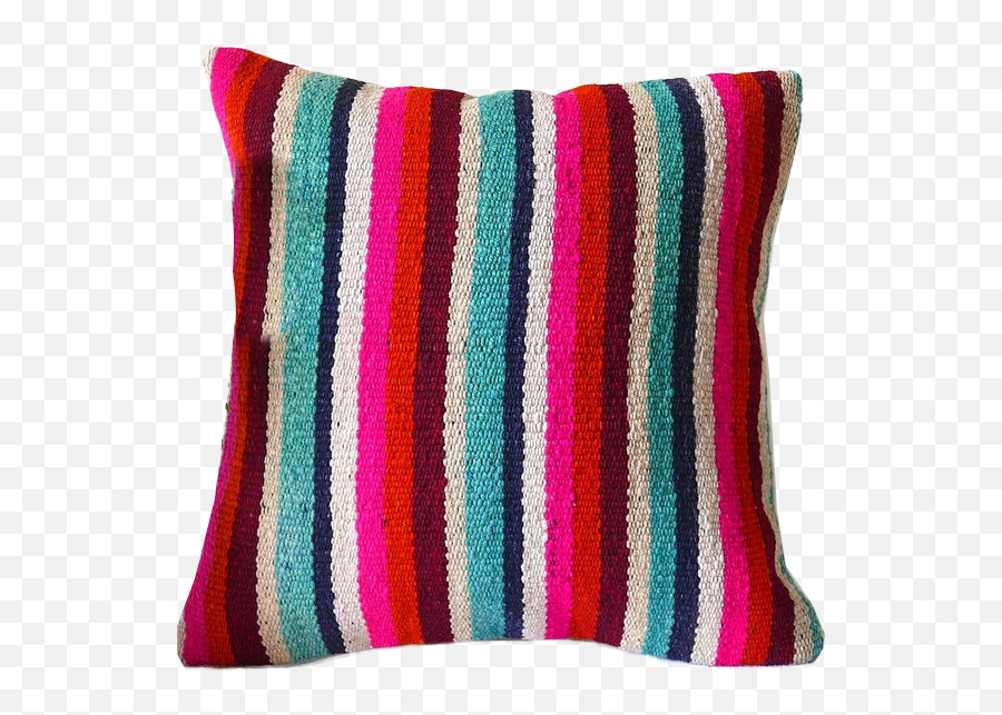 Colorful Rustic Boho Peruvian Pillow - Decorative Emoji,Argos Emoji Cushion