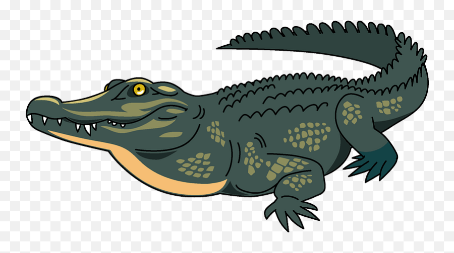 Crocodile Clipart - Clipart Picture Of Crocodile Emoji,Alligator Emoji