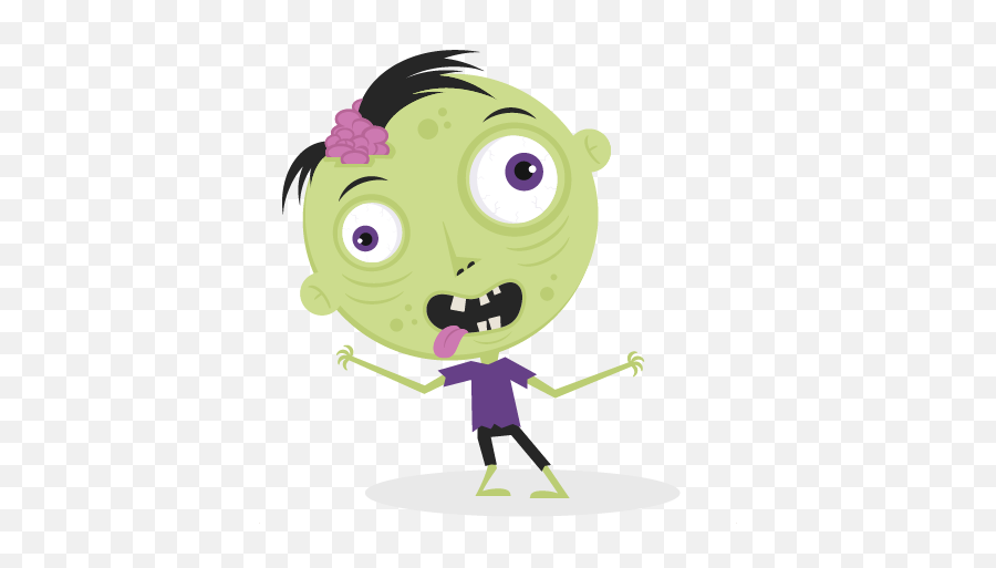 Free Transparent Zombie Download Free Transparent Zombie - Cartoon Cute Zombie Face Emoji,Female Zombie Emoticon