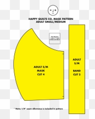Mask Diy Sewing Pattern - Pdf Digital Download U2013 Happy Emoji,Digital Emoticon Mask