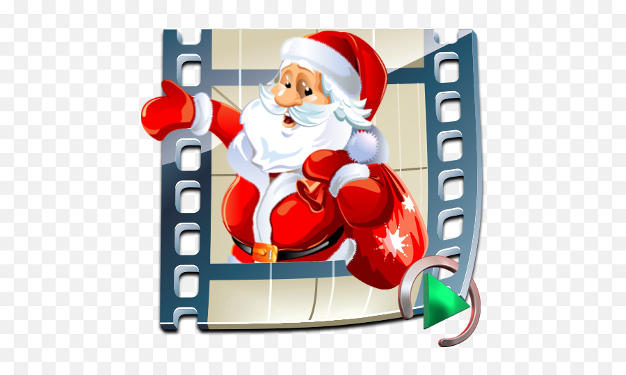 Christmas Movie Maker - Photo Video Editor App U2013 Apps Bei Santa Claus Welcome Png Emoji,Emoji Christmas Songs