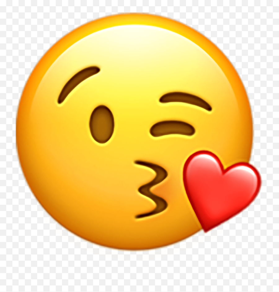 Face Blowing A Kiss Emoji Copy Paste,Yellow Heart Emoji Copy