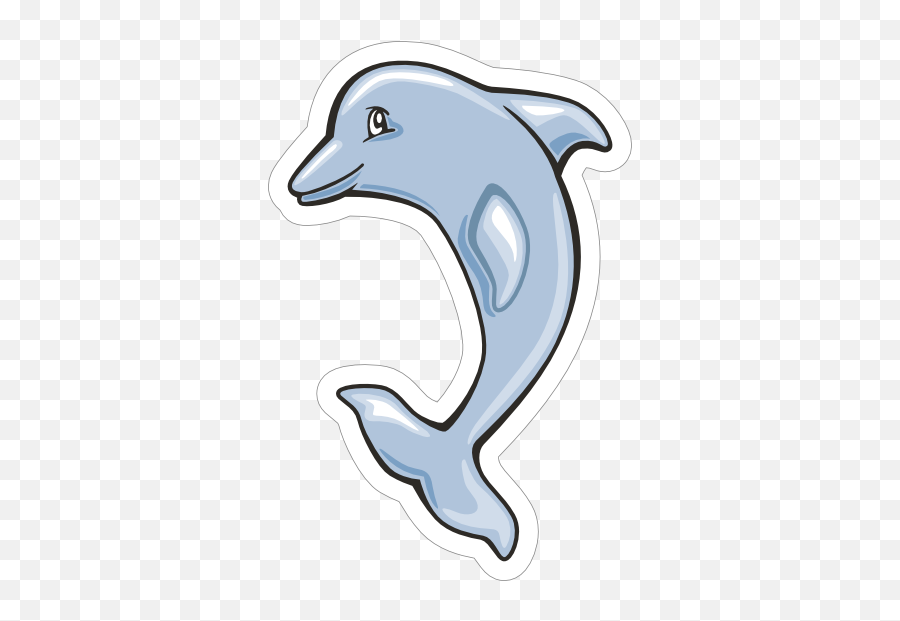 Cute Dolphin Mascot Sticker Emoji,Dalphins Emoji Copy