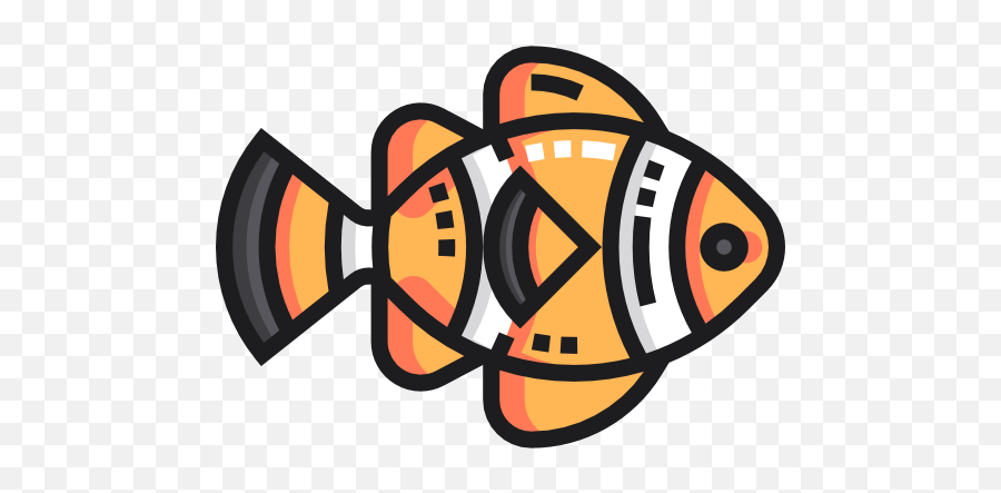 Clown Fish - Free Animals Icons Emoji,Clown Emoji Transparent