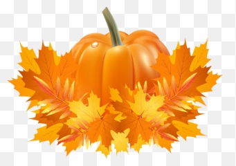 Fall Leaves And Pumpkins Png Free - Transparent Transparent Background Fall Clipart Emoji,Emoji Pumpkin Painting