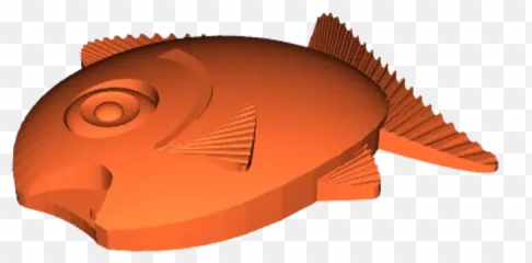 Happy Fish Emoji By Sanraith Download Free Stl Model,Small Thumb Emoji Transparent