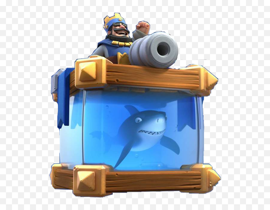 Clashroyale Kingtower Fishtank Sticker By Tiffany - Fictional Character Emoji,Clash Royale Emoticons