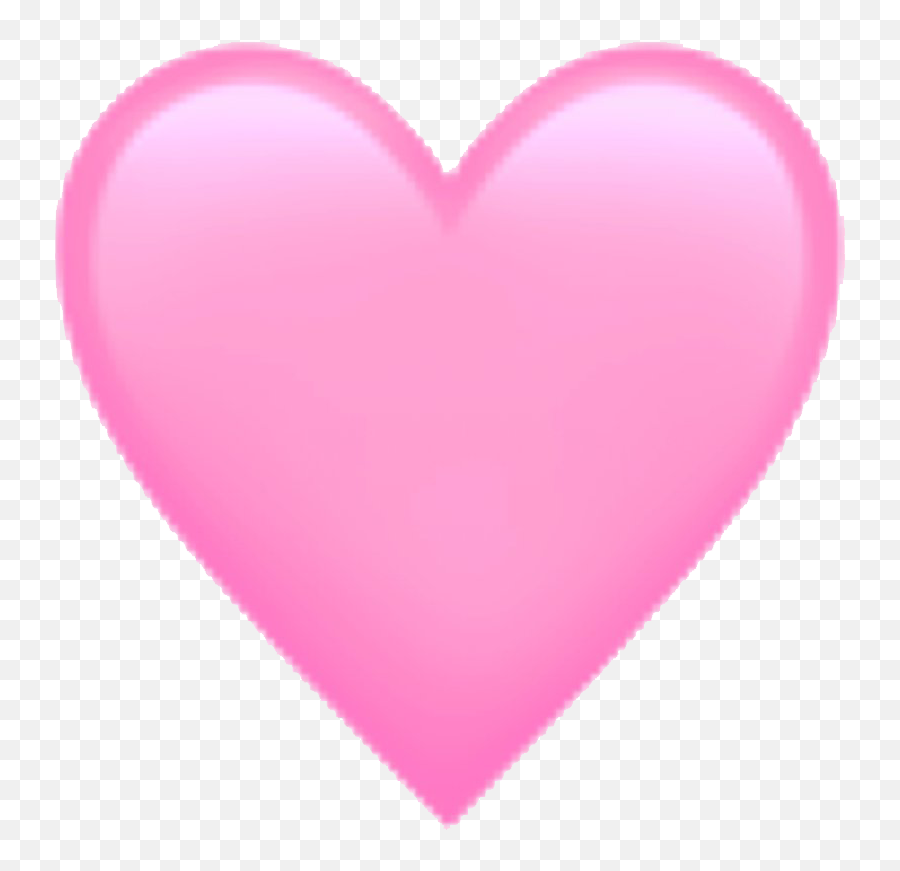 Pink Heart Emoji Transparent Background - Pink Heart Emoji Transparent,Heart Emoji Transparent Background