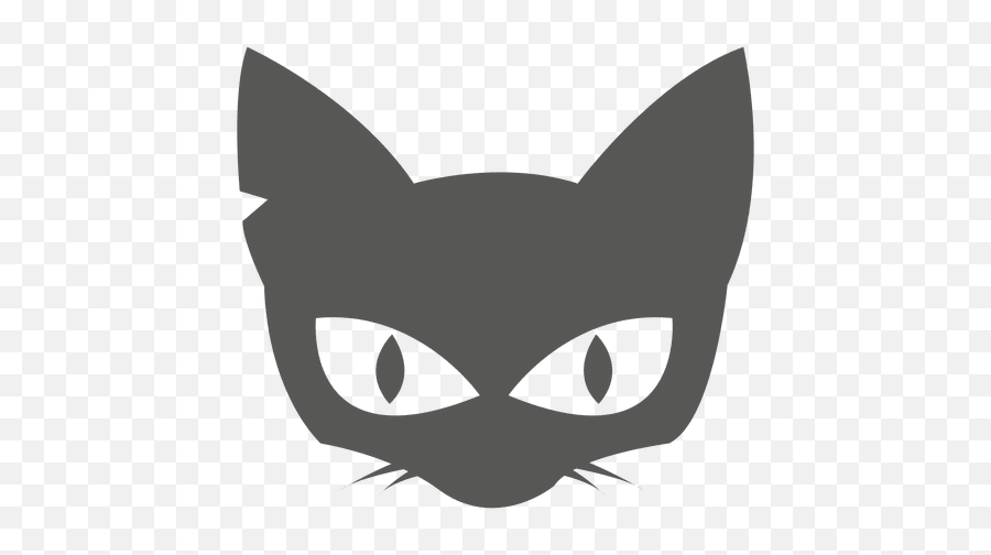 Witch Cat Head - Transparent Png U0026 Svg Vector File Cat Face Logo Png Emoji,Cat Head Emoji