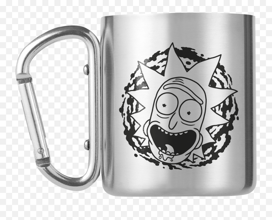 Rick And Morty Rick And Morty Carabiner Mug - Lord Of The Rings Mug Emoji,Rick And Morty Emojis
