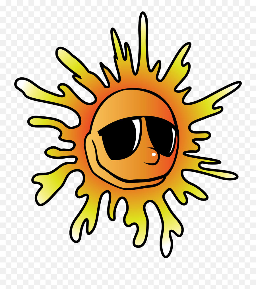 Free Cute Sun Clipart Download Free Clip Art Free Clip Art - Cool Sun Graphic Emoji,Zape Emoticon