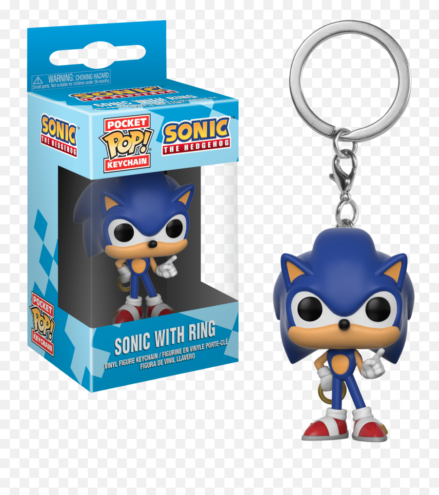 Pop Keychain - Games Sonic W Ring Funko Pop Anime Game Sonic Funko Pop Keychain Emoji,Emoji Pop Movie Level 15